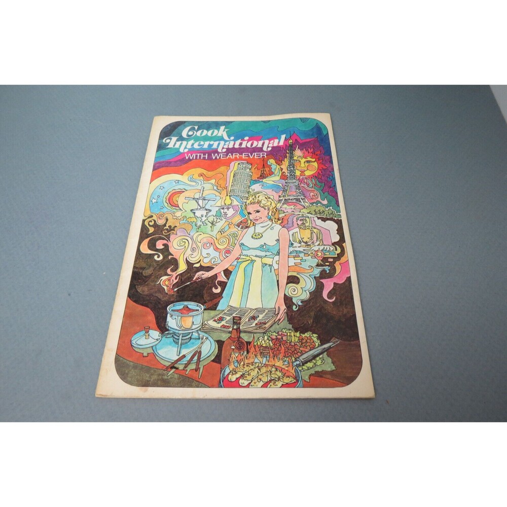 VTG Wear Ever Recipe Booklet 1969 Funky 60s Illustration Cover 14 Pages 1st Ed